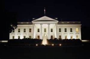 WHITE HOUSE AT NIGHT
