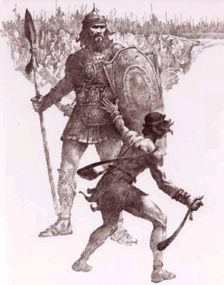 David and Goliath