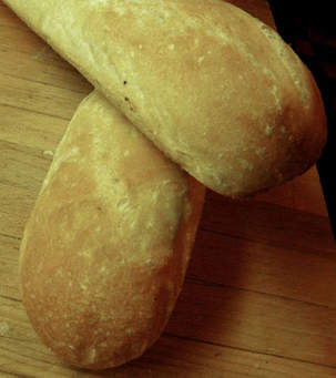 two leavened loaves